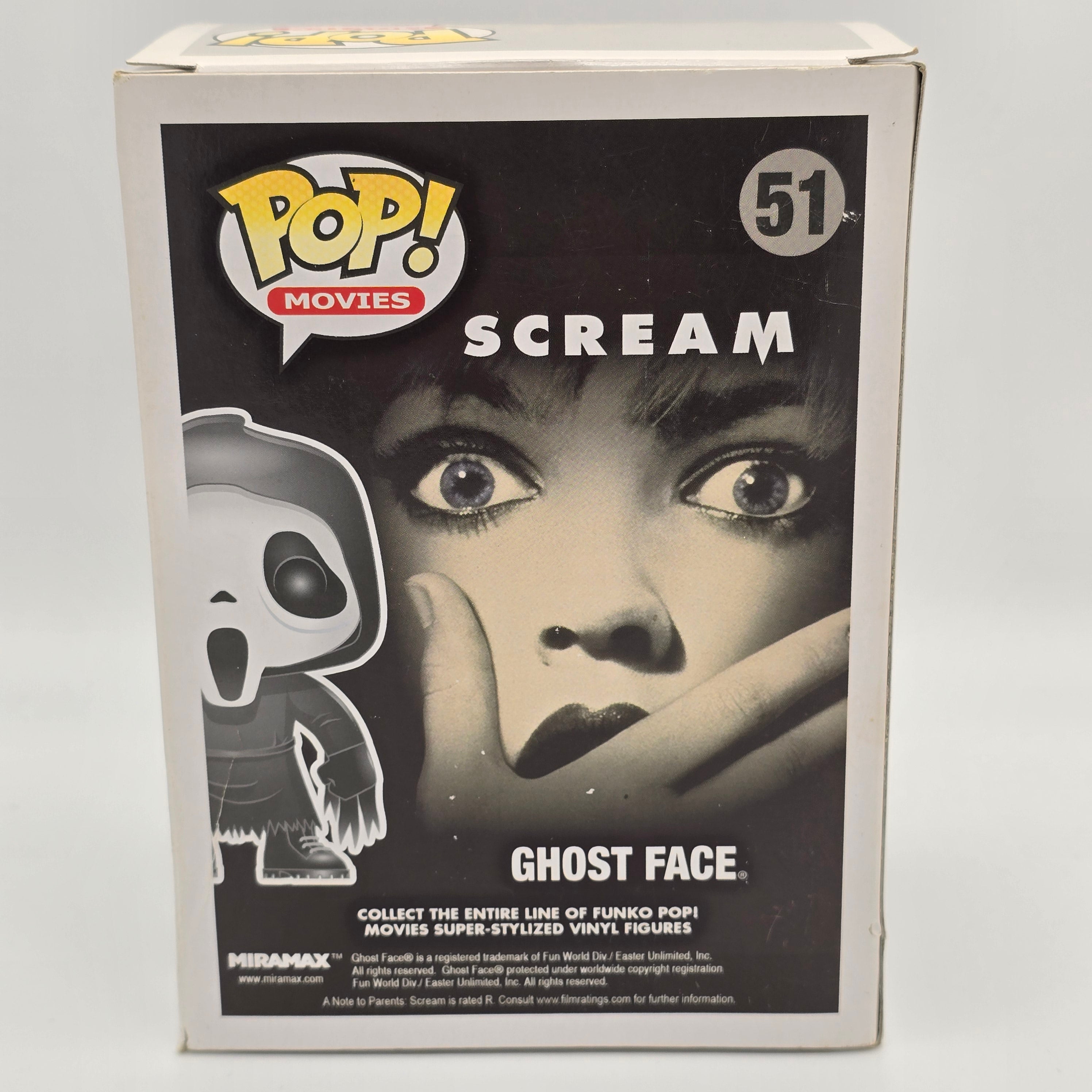 Scream - Ghost Face - #51 - Movies - Vaulted - Box Damage - Funko Pop!