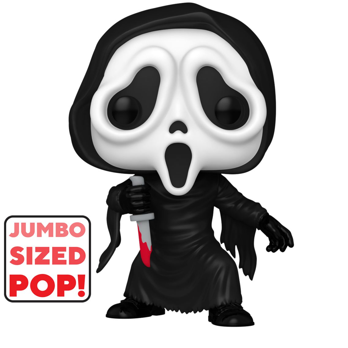 Scream - Ghostface - #1608 - Jumbo 10" - Movies - Funko Pop!