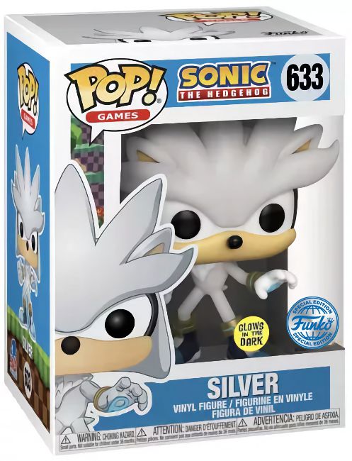 Sonic the Hedgehog - Silver - #633 - GITD Special Edition - Games - Funko Pop!