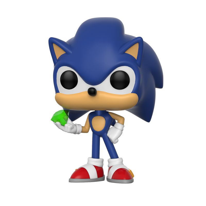 Sonic the Hedgehog - Sonic with Emerald - #284 - Games - Funko Pop!