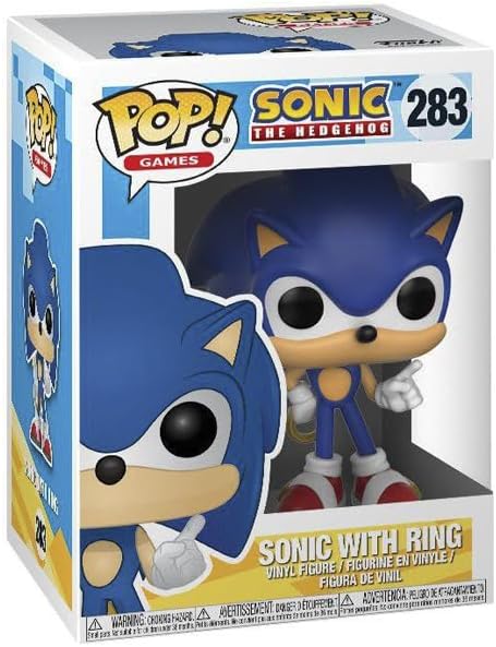 Sonic the Hedgehog - Sonic with Ring - #283 - Games - Funko Pop!