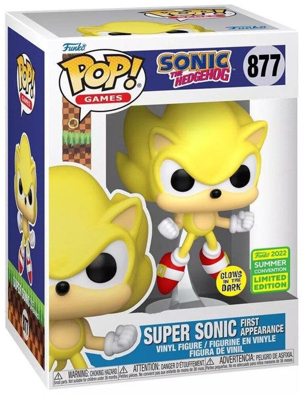 Sonic The Hedgehog - Super Sonic - #877 - 2022 Summer Convention Exclusive - Games - Funko Pop!