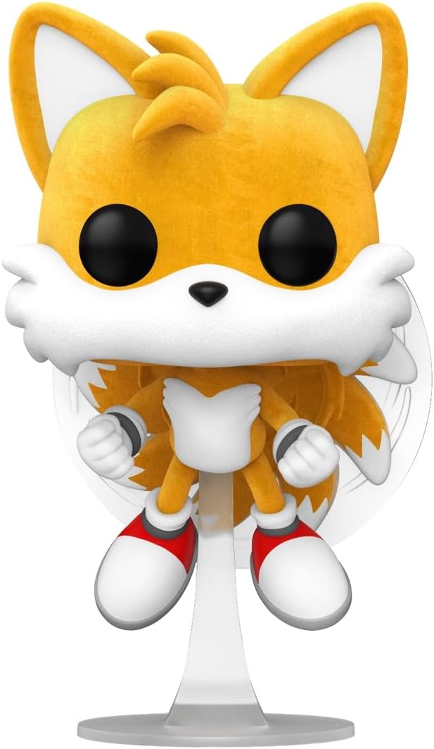 Sonic The Hedgehog Tails 978 Flocked Chase Funko Pop sonic-the-hedgehog-tails-978-flocked-chase-funko-pop