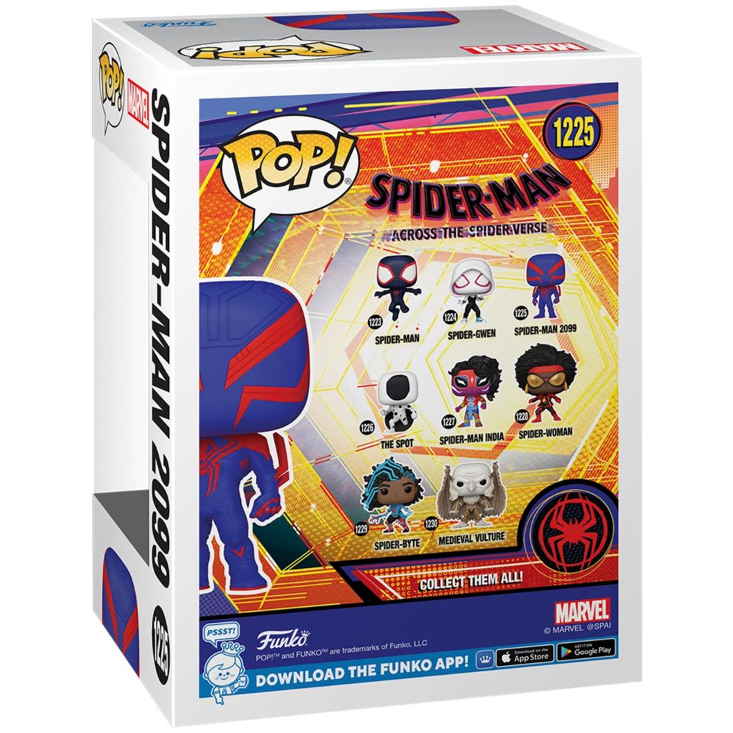 Spider-Man Across the Spider-Verse - Spider-Man 2099 - #1225 - Marvel - Funko Pop!