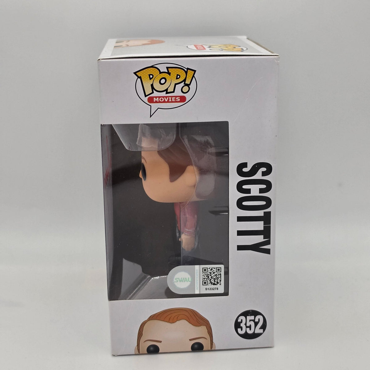 Star Trek - Scotty - #352 - Simon Pegg Signed - SWAU Authentication - Funko Pop!