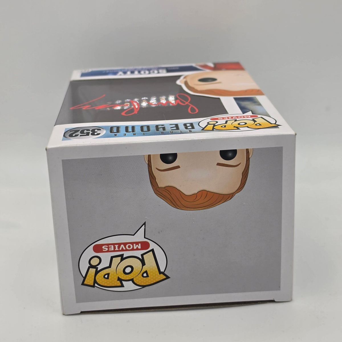 Star Trek - Scotty - #352 - Simon Pegg Signed - SWAU Authentication - Funko Pop!
