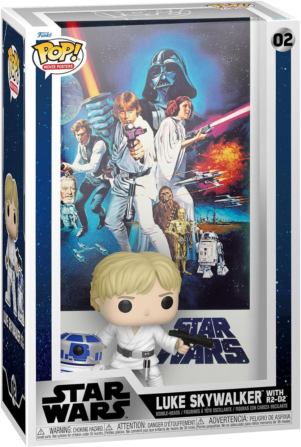 Star Wars - A New Hope Movie Poster - #02 - Luke & R2D2 - XL Movie Poster - Funko Pop!