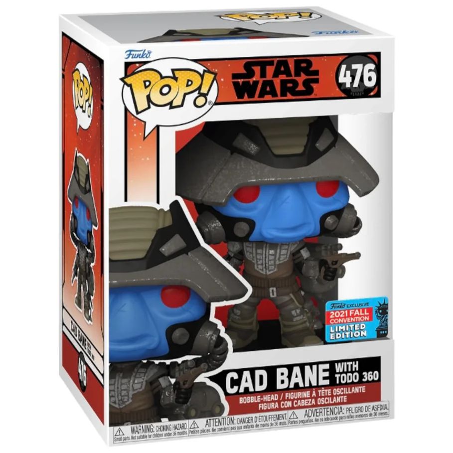 Star Wars - Cad Bane with Todo - #476 - NYCC 2021 Exclusive - The Bad Batch - Funko Pop!