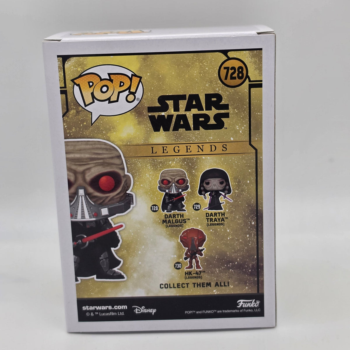 Star Wars - Darth Malgus - #728 - Jamie Glover Signed - SWAU Authentication - Funko Pop!