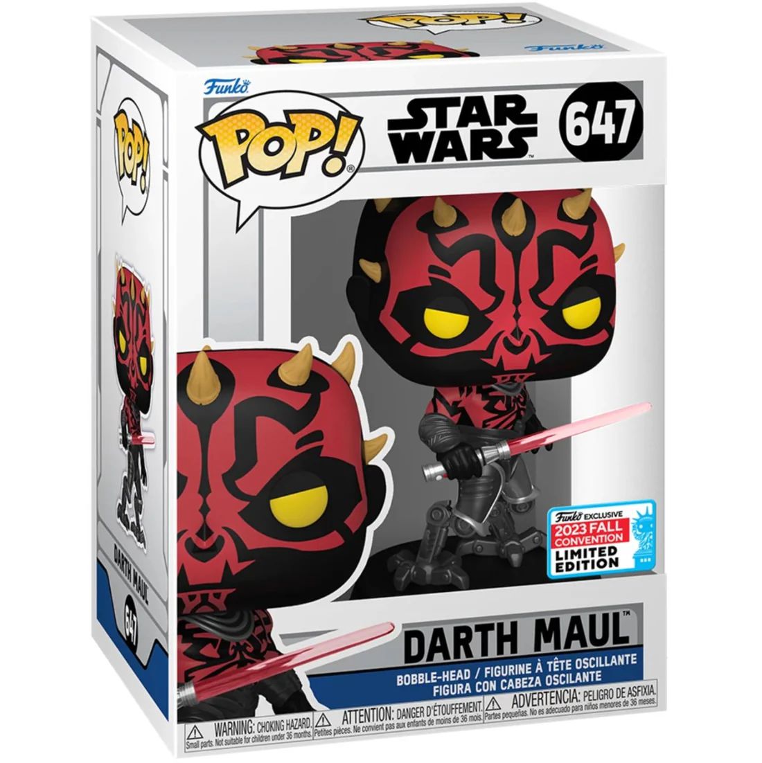 Star Wars - Darth Maul - #647 - 2023 Fall Convention Limited Edition - Star Wars - Funko Pop!