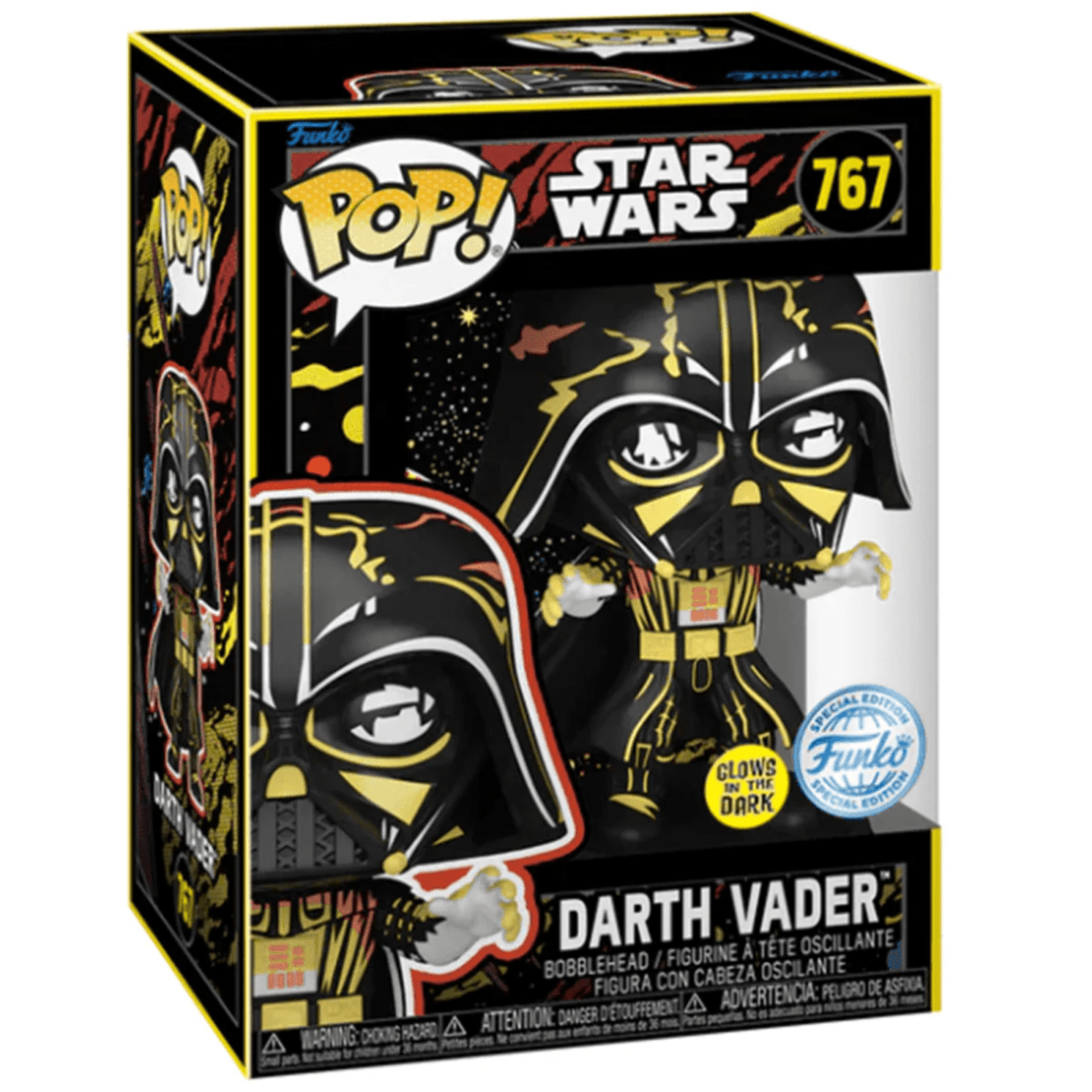 Star Wars - Darth Vader Retro - 767 - Glow Special Edition - Funko Pop!