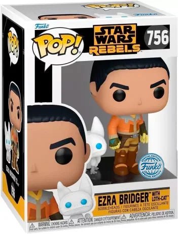 Star Wars - Ezra With Loth - Cat - 756 - Special Edition - Rebels - Funko Pop!