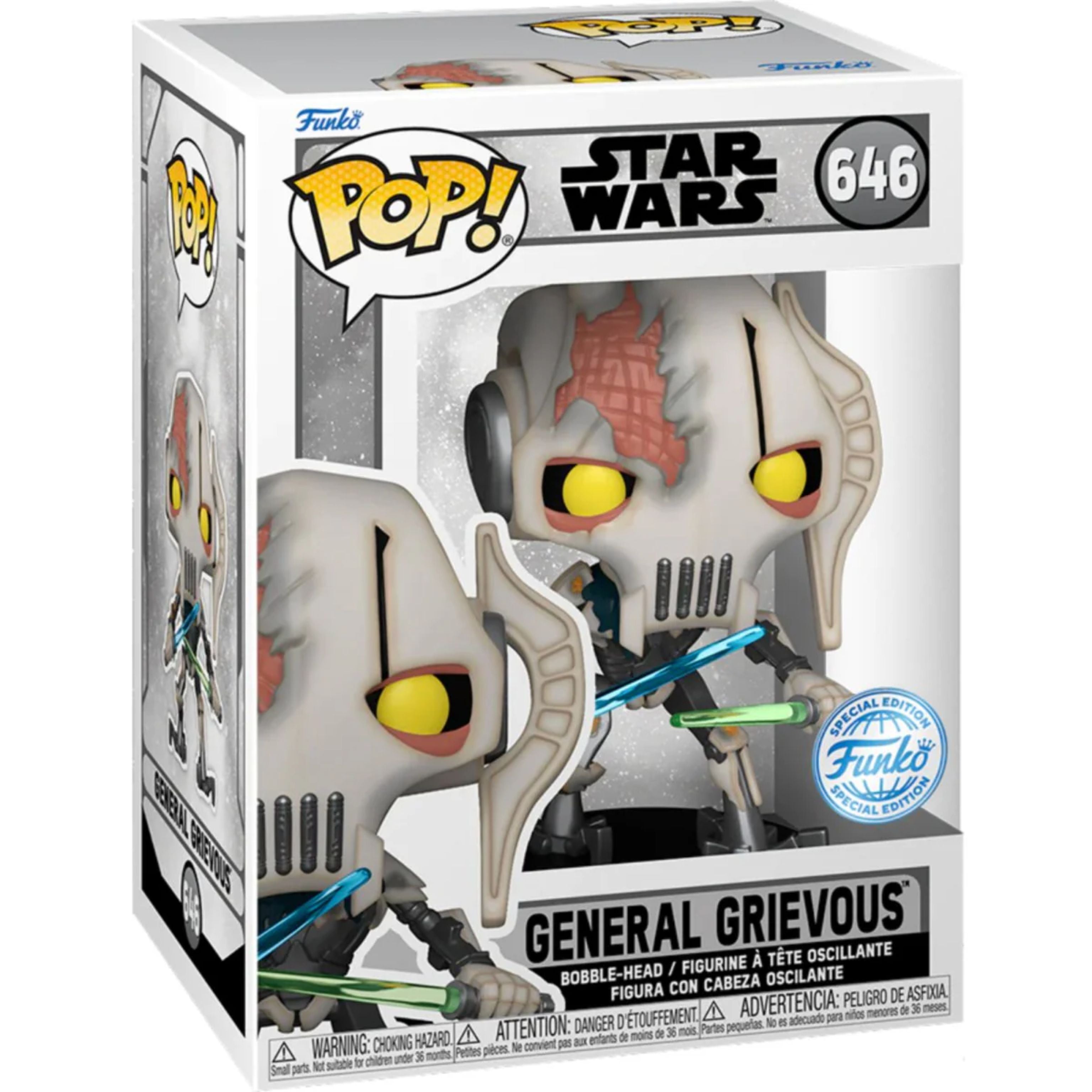 Star Wars - General Grievous - #646 - Battle Damaged - Special Edition - Funko Pop!