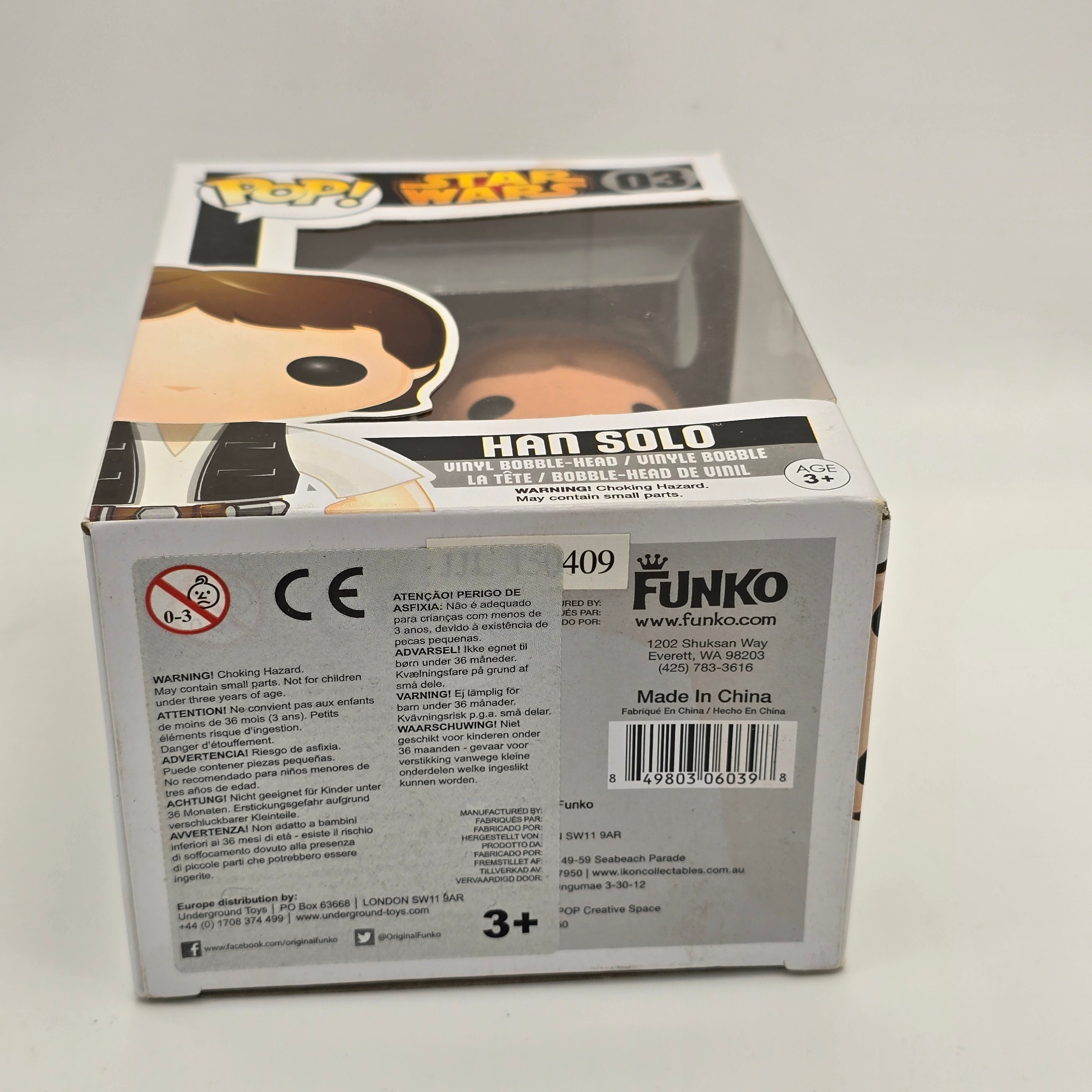 Star Wars - Han Solo - #03 - Damaged Box - Funko Pop!