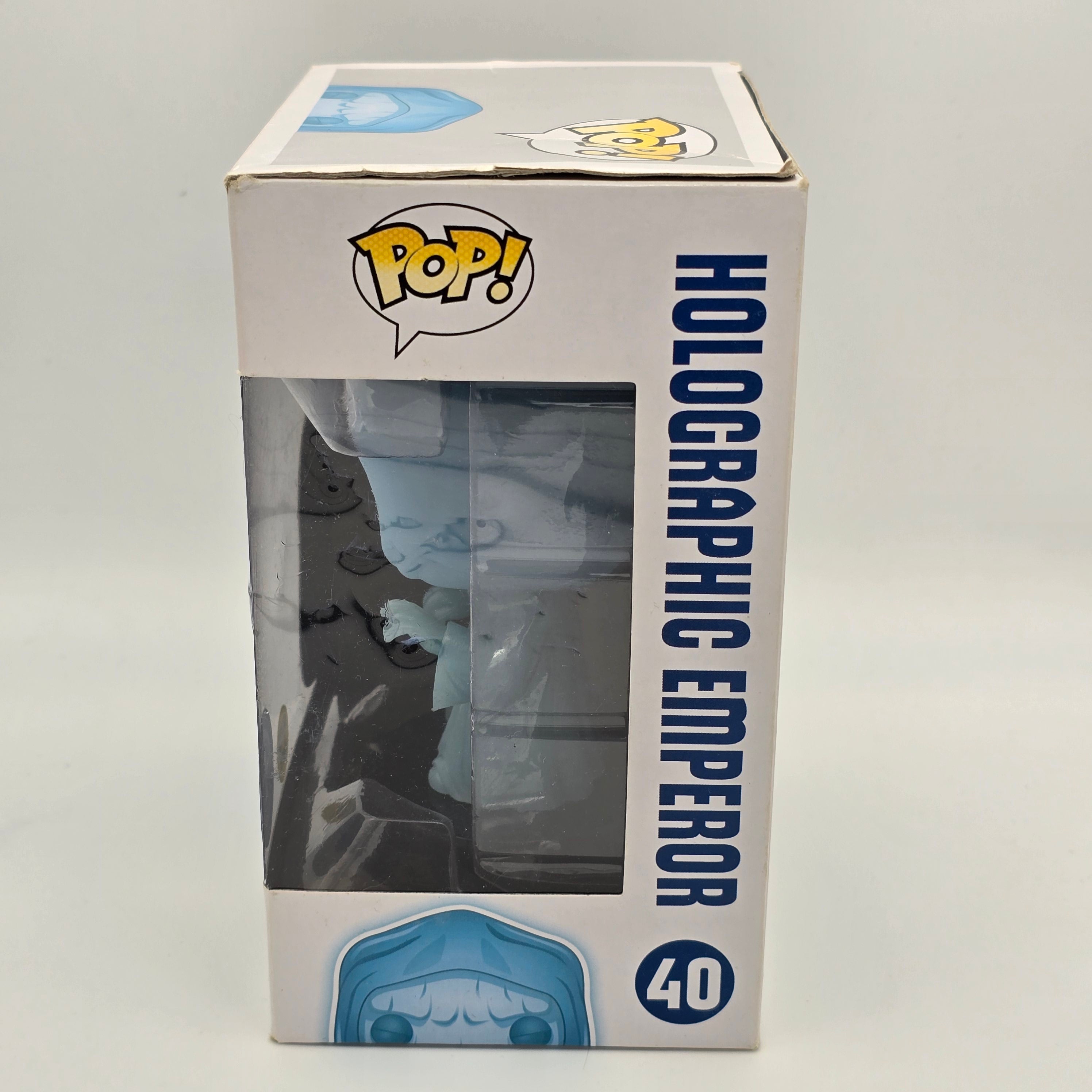 Star Wars - Holographic Emperor - #40 - Underground Toys Exclusive - Damaged Box - Funko Pop!