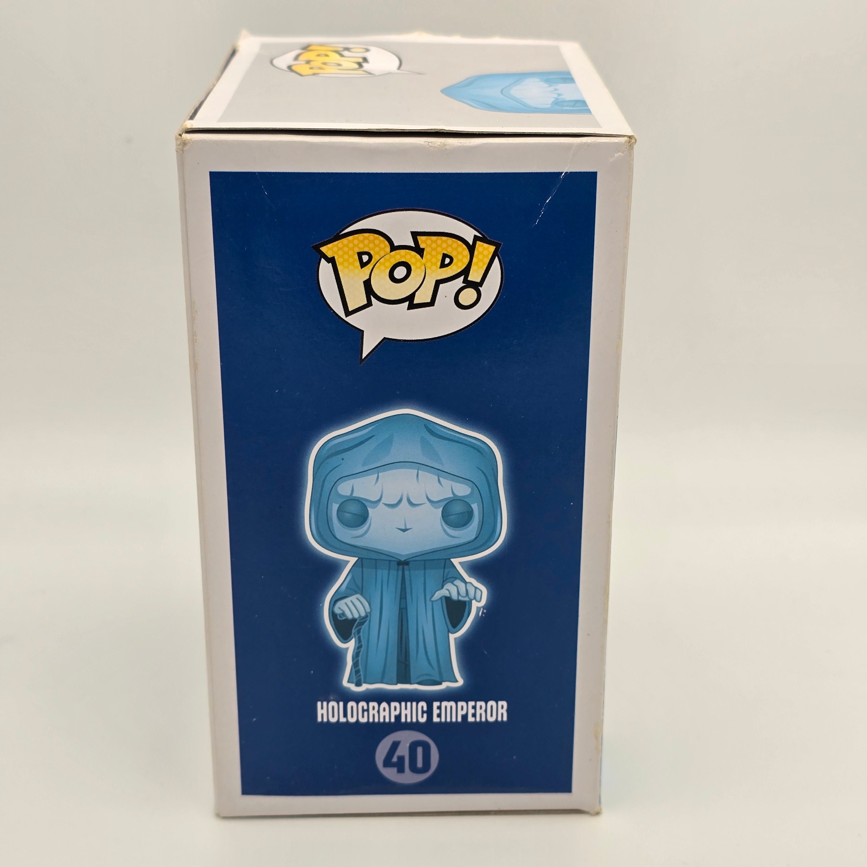 Star Wars - Holographic Emperor - #40 - Underground Toys Exclusive - Damaged Box - Funko Pop!