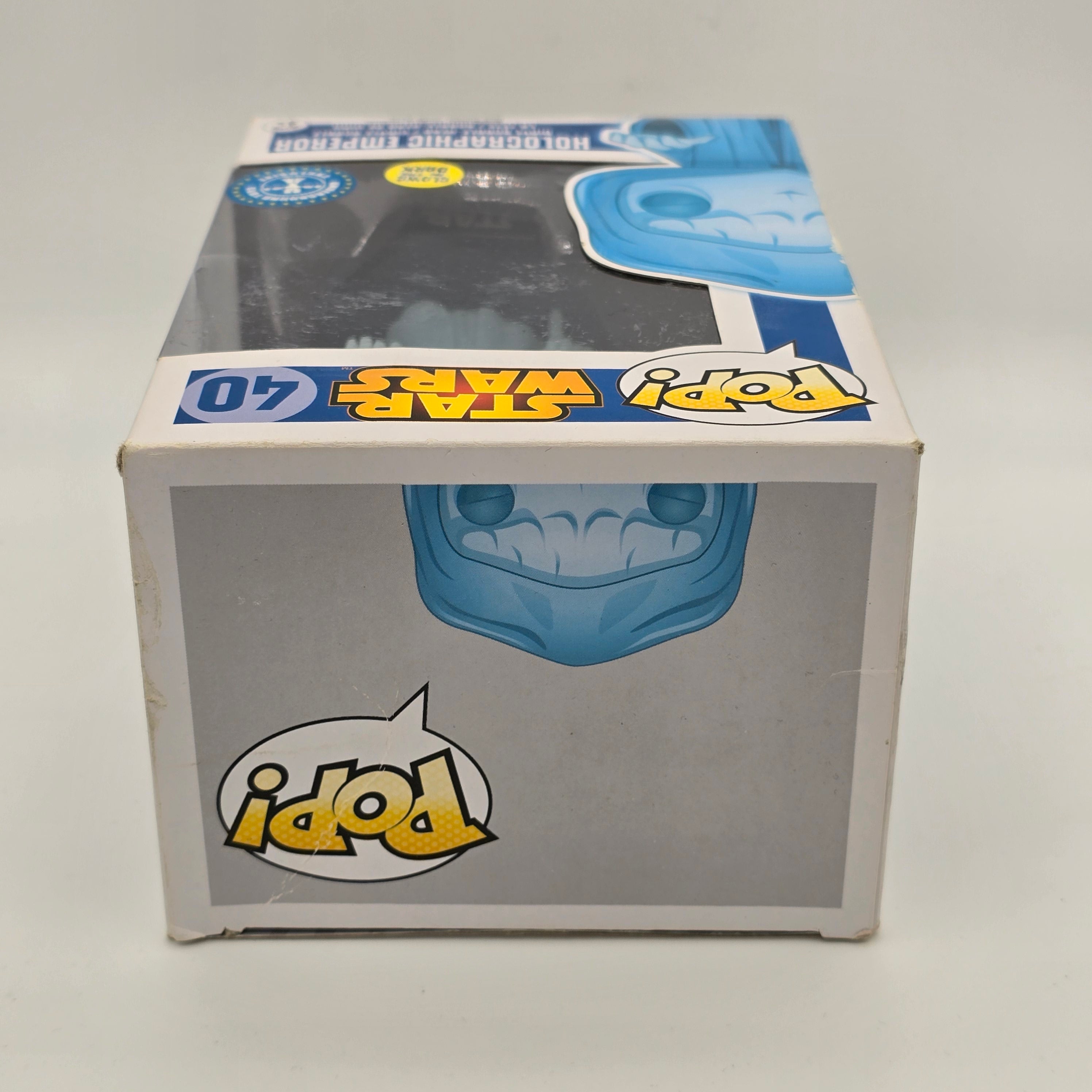 Star Wars - Holographic Emperor - #40 - Underground Toys Exclusive - Damaged Box - Funko Pop!