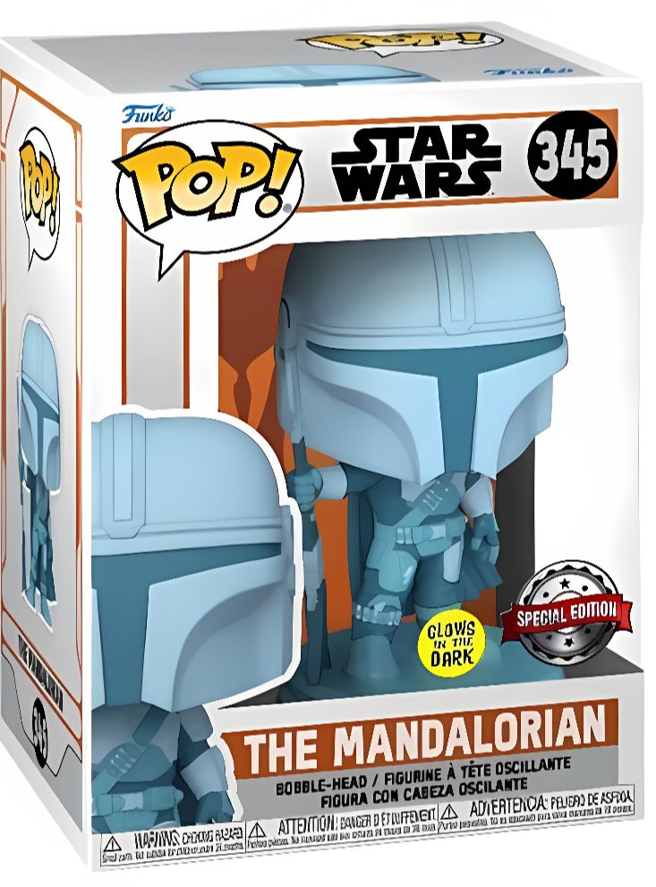 Star Wars - The Mandalorian - #345 - Holographic - Special Edition - The Mandalorian - Funko Pop!