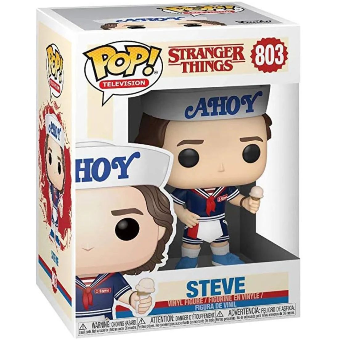 Stranger Things - Steve - #803 - with Hat and Ice Cream - Television - Funko Pop!