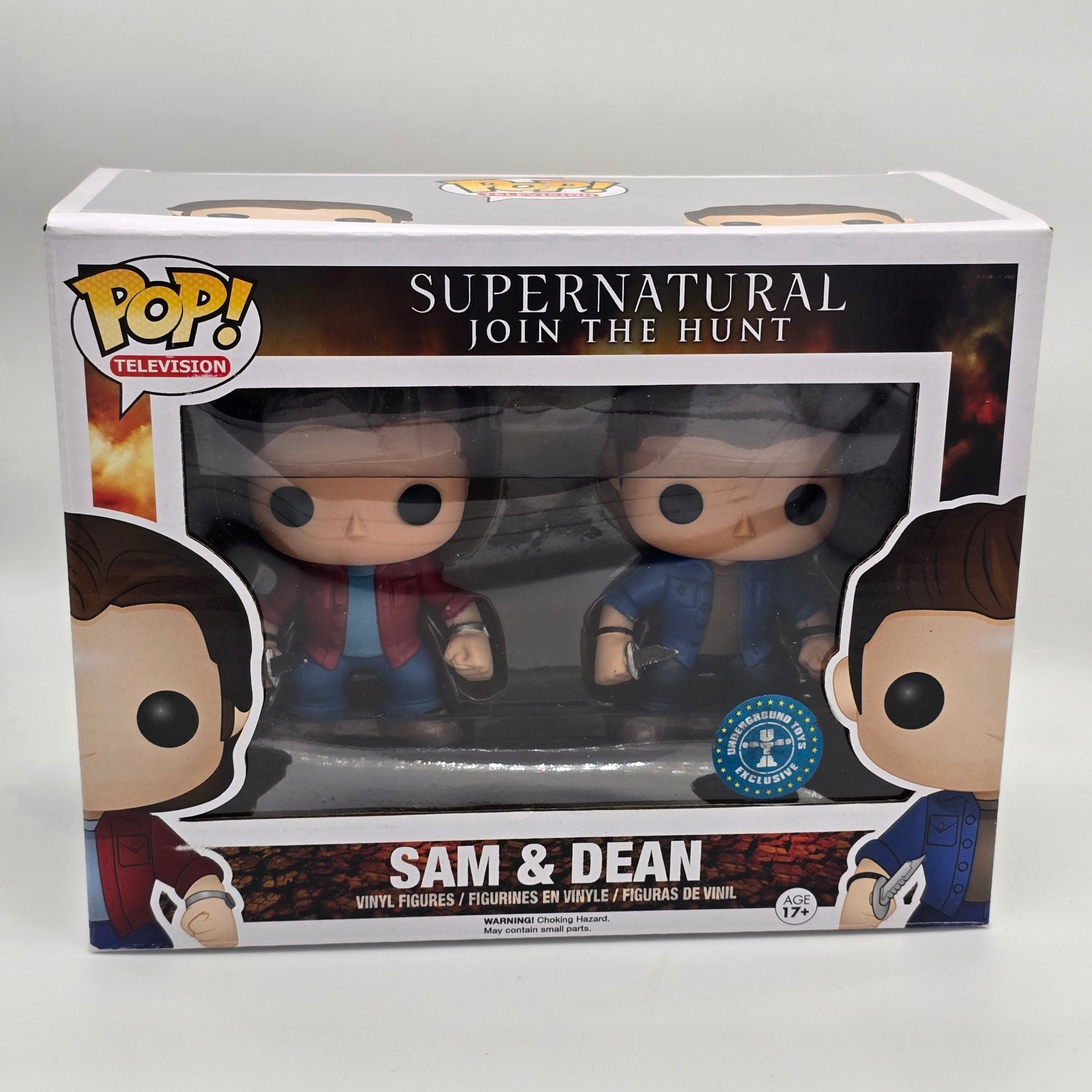 Supernatural - Sam & Dean - Twin Pack - Underground Toys Exclusive - Television - Funko Pop!