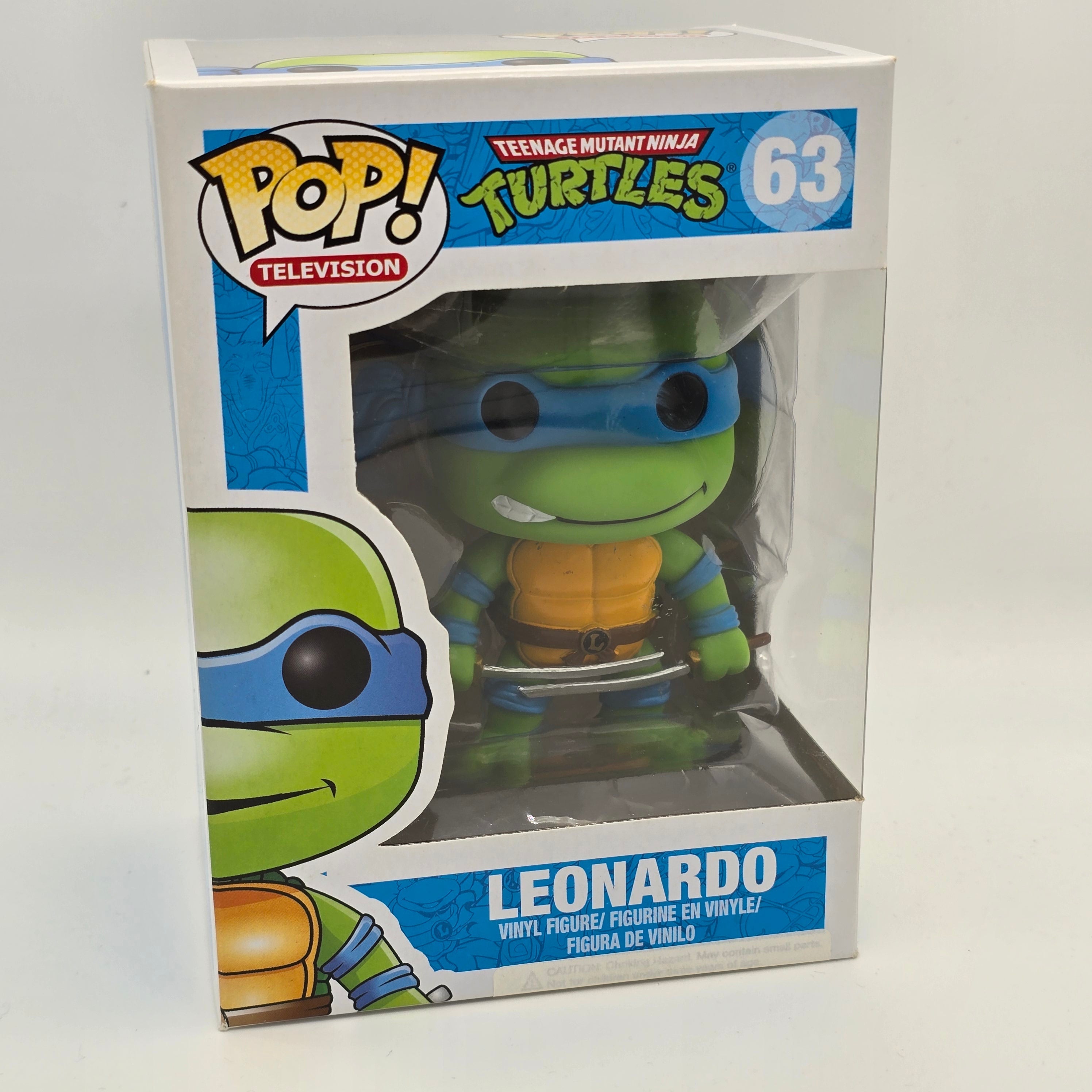 Teenage Mutant Ninja Turtles - Leonardo - #63 - Television - Vaulted - Funko Pop!