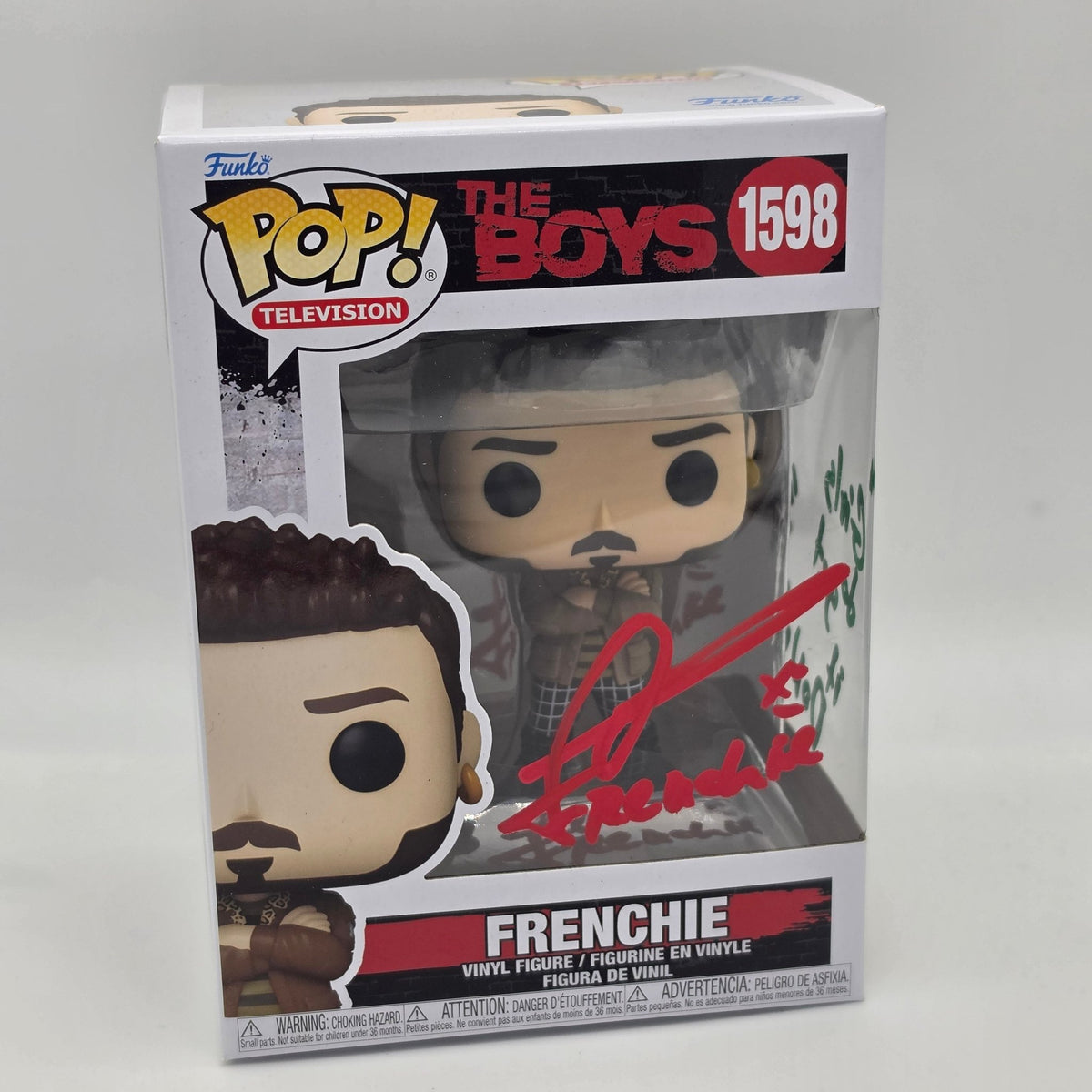 The Boys - Frenchie - #1598 - Tomer Capone Signed - SWAU Authentication - Funko Pop!