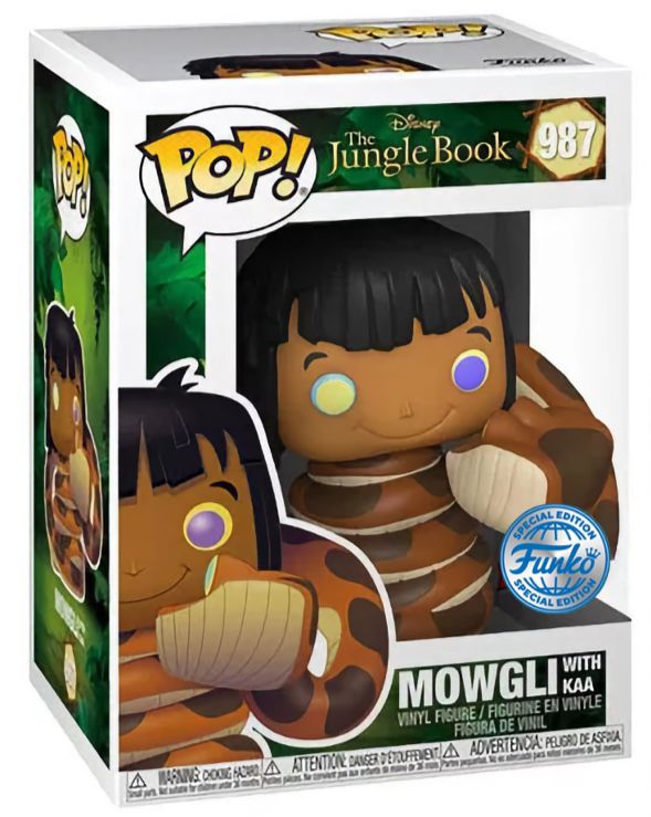 The Jungle Book - Mowgli With Kaa - #987 - Special Edition - Disney - Funko Pop!