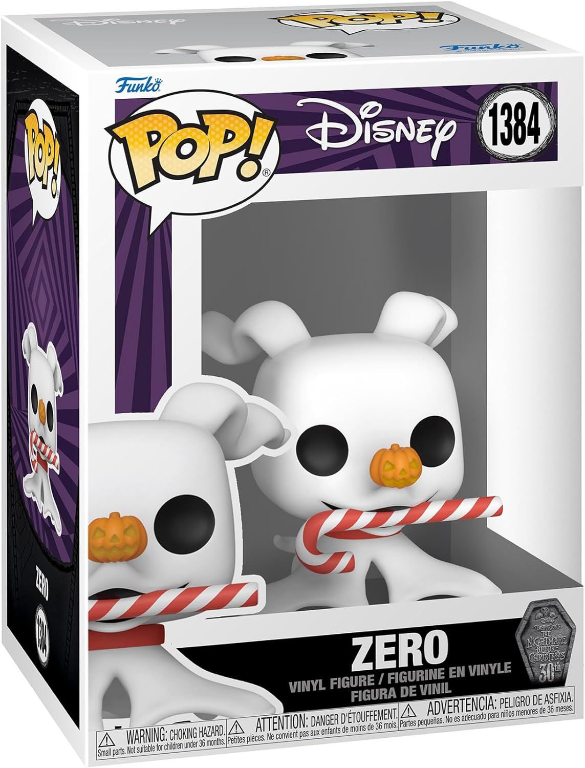 The Nightmare Before Christmas - Zero With Candy Cane - #1384 - Disney