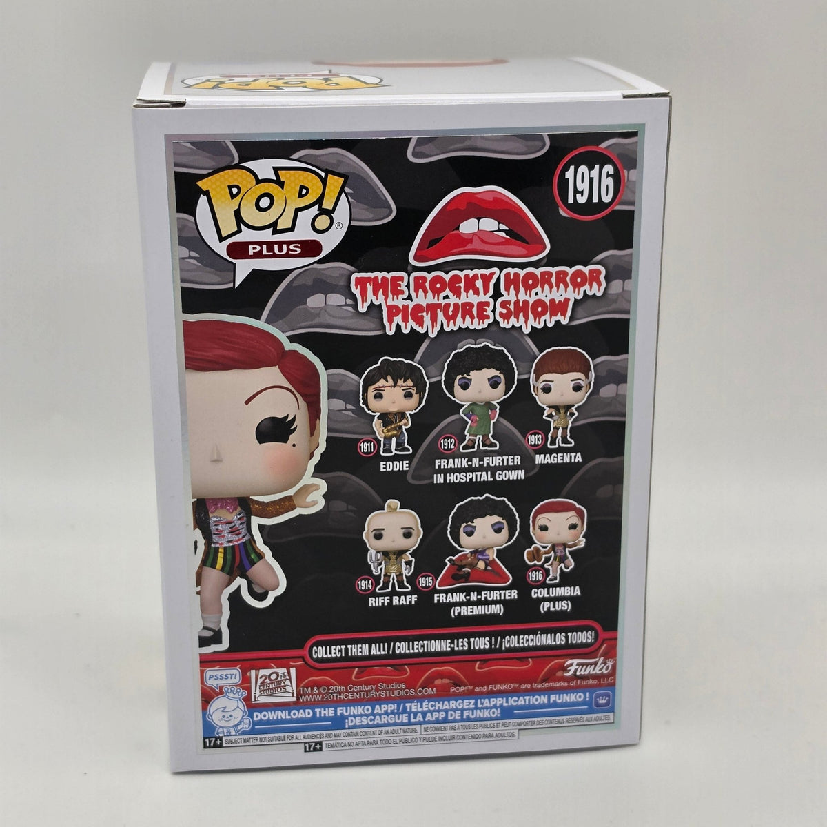 The Rocky Horror Picture Show - Columbia - #1916 - Nell Campbell Signed - SWAU Authentication - Funko Pop!