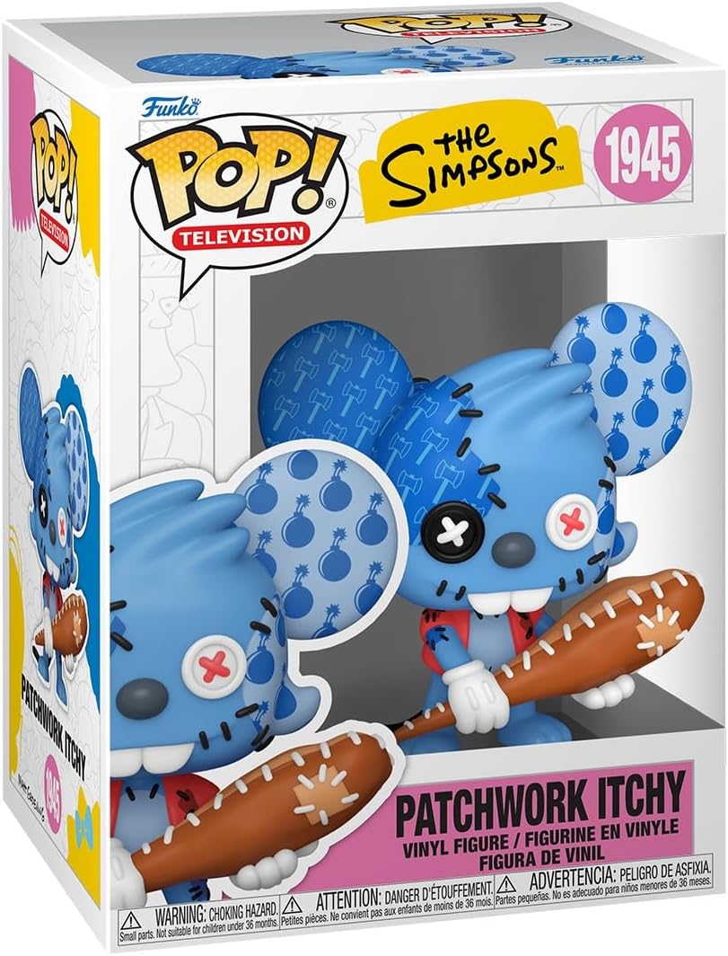 The Simpsons - Itchy Patchwork - #1945 - Animation - Funko Pop!