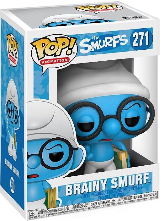 The Smurfs - Brainy Smurf - #271 - Animation - Funko Pop!