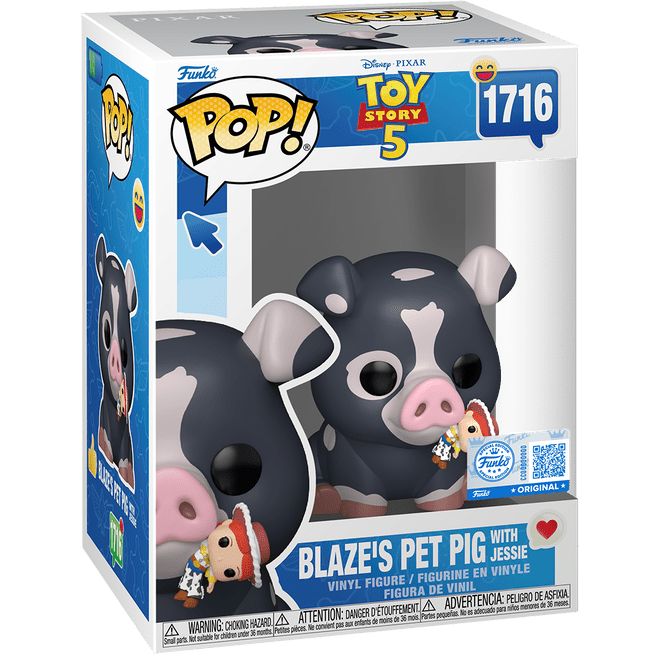 Toy Story 5 - Blaze's Pet Pig with Jessie - 1716 - Special Edition - Disney - Funko Pop!
