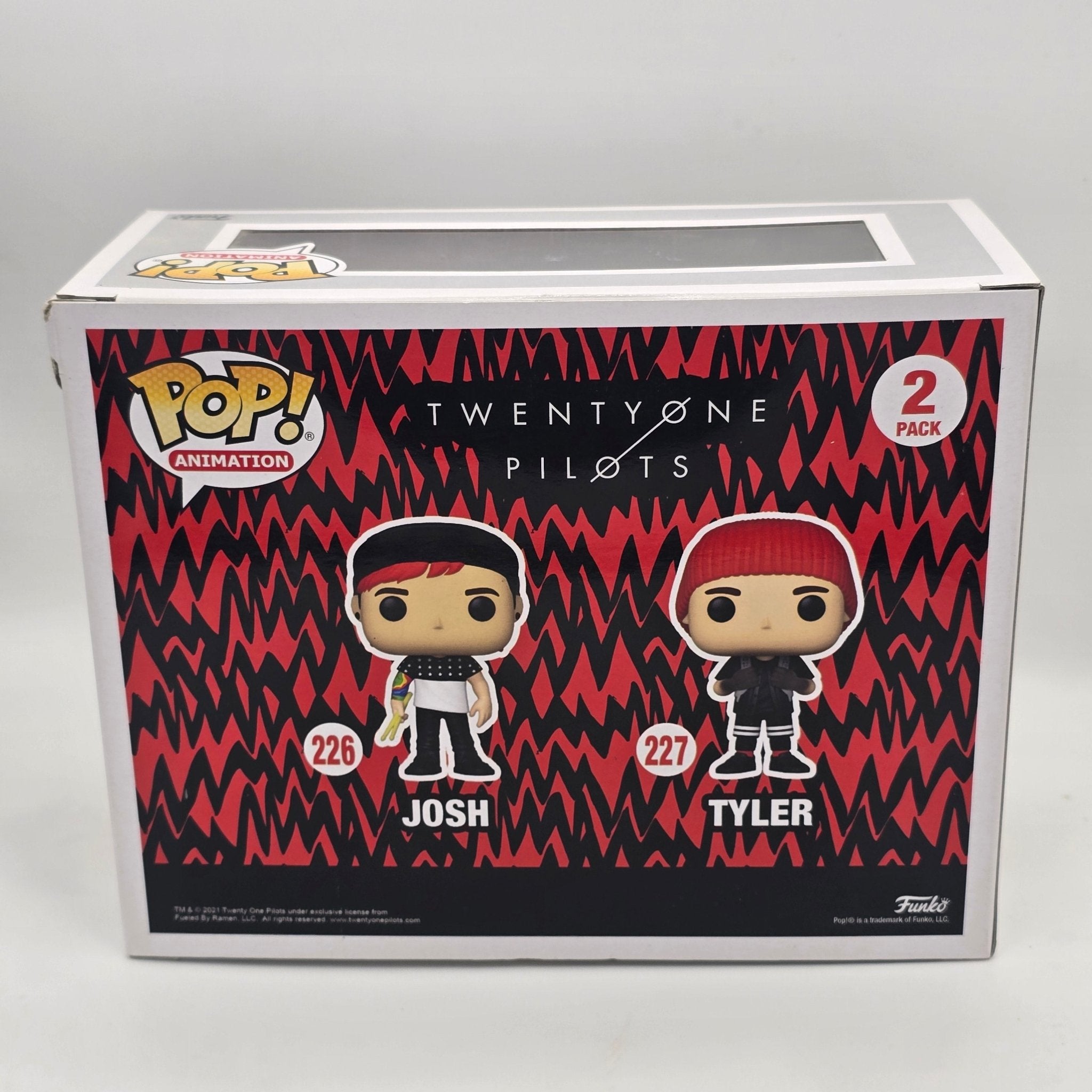 Twentyone Pilots - Josh & Tyler - Limited Run Twin Pack - Rocks - Funko Pop!