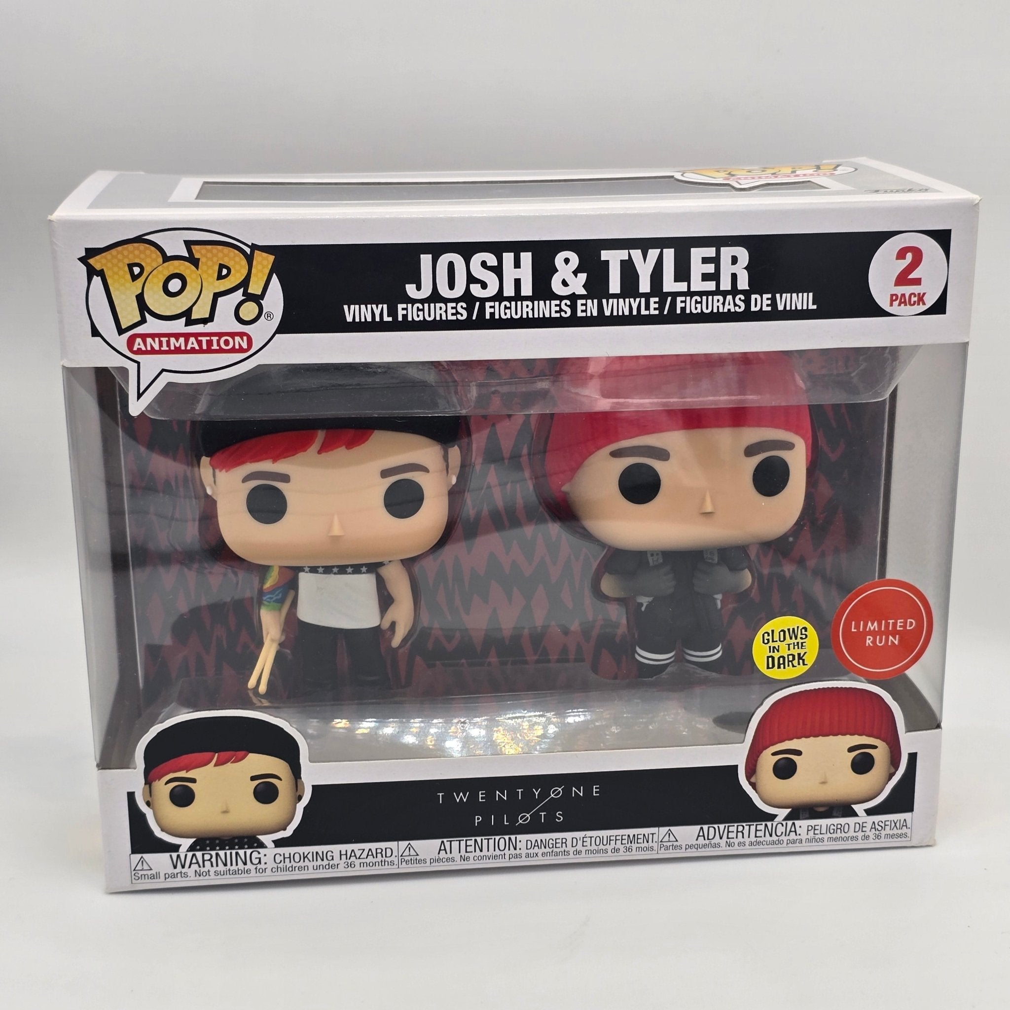 Twentyone Pilots - Josh & Tyler - Limited Run Twin Pack - Rocks - Funko Pop!