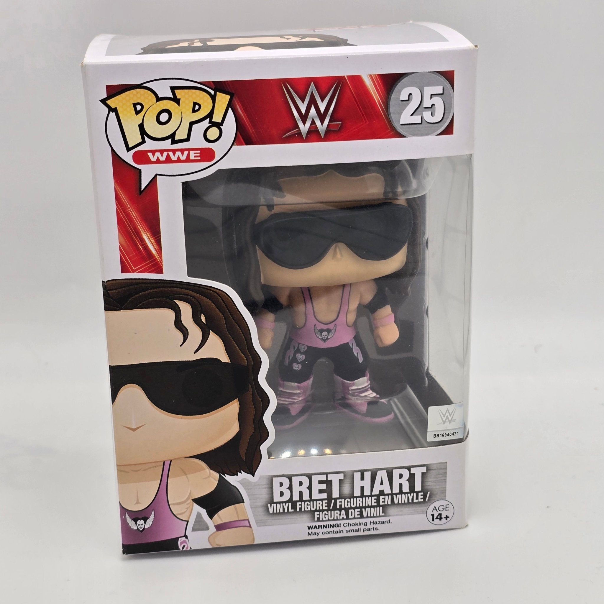 WWE - Bret Hart - 25 - Wrestling - Funko Pop!