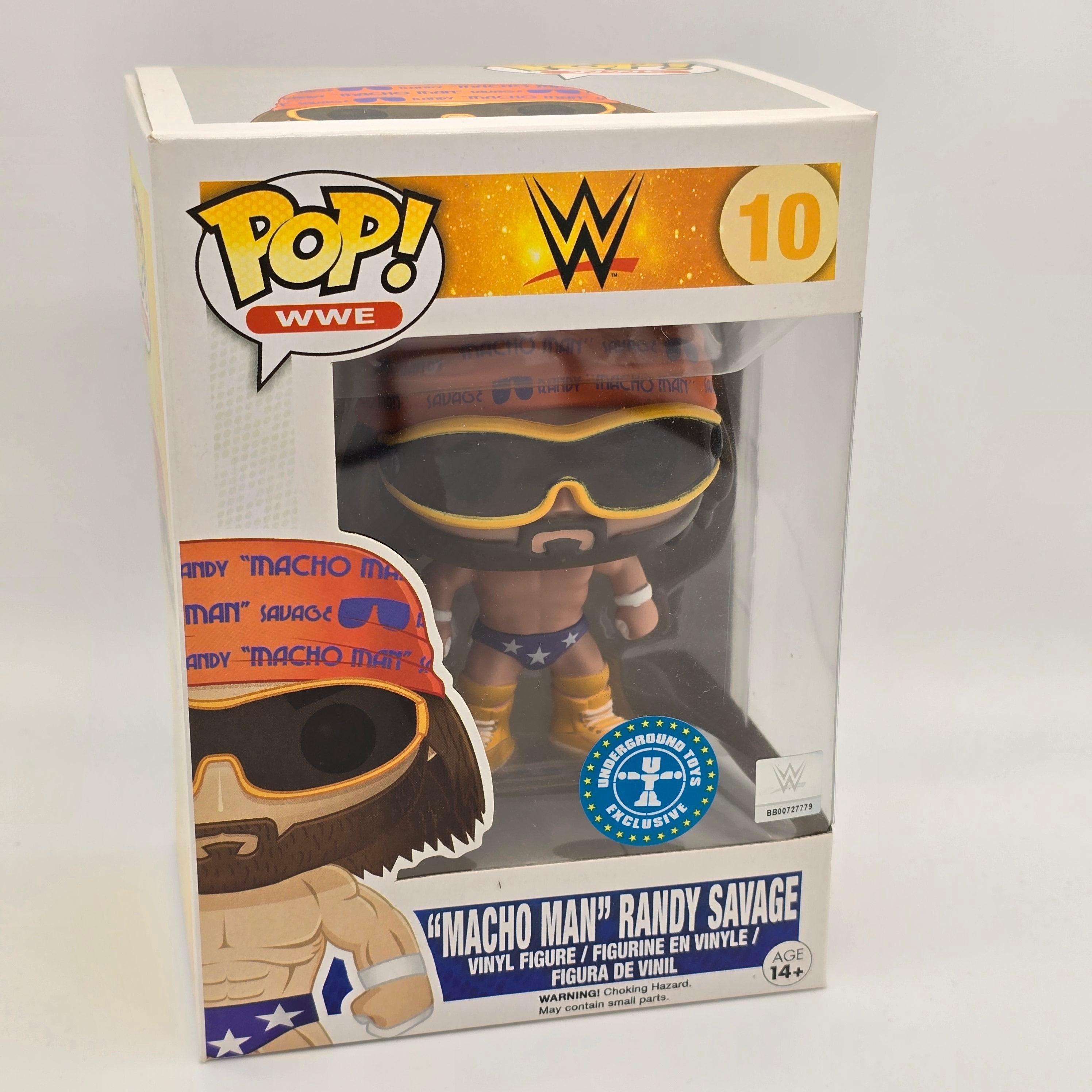 WWE - Macho Man Randy Savage - #10 - Underground Toys Exclusive - Vaulted - Funko Pop!