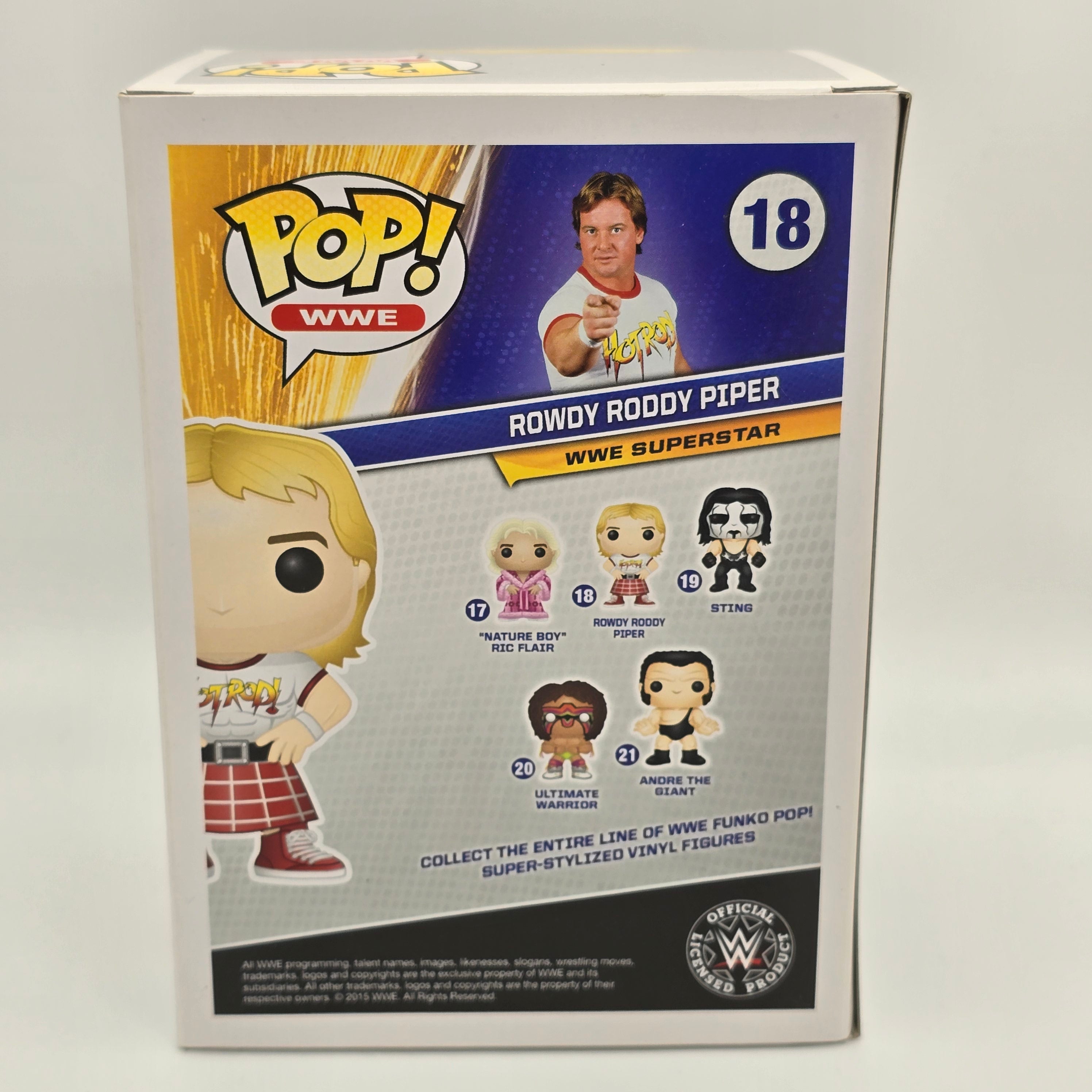 WWE - Rowdy Roddy Piper - #18 - Underground Toys Exclusive - Vaulted - Funko Pop!