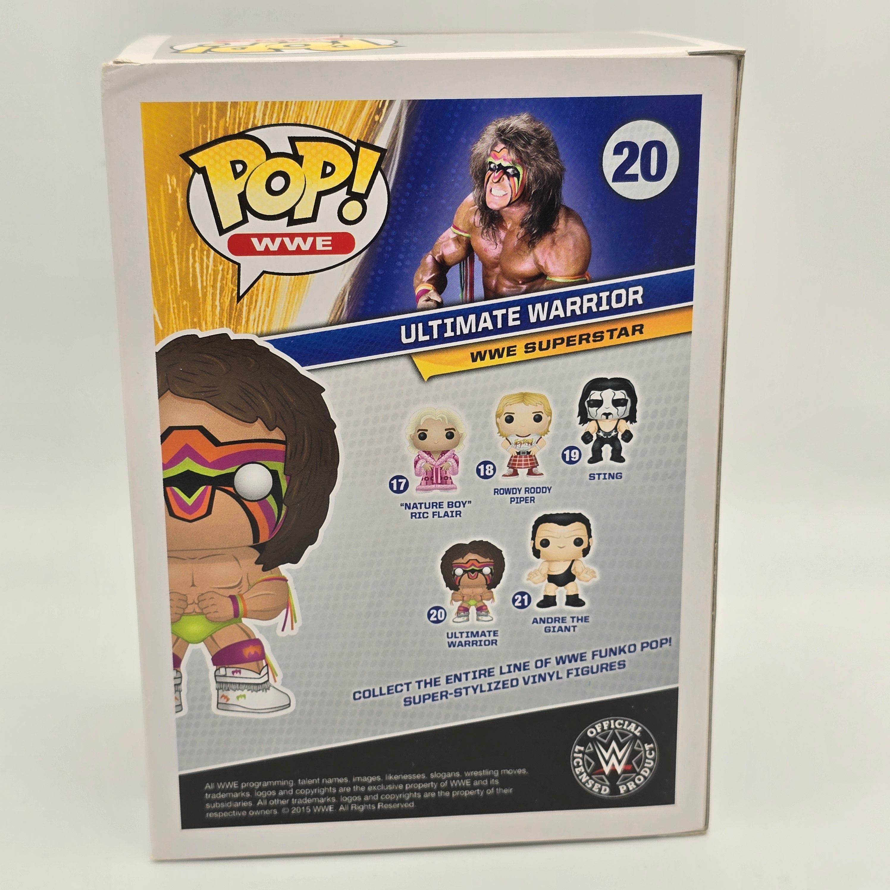 WWE - Ultimate Warrior - #20 - Vaulted - Funko Pop!